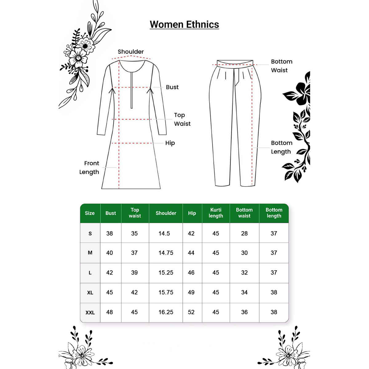 GoSriKi Women's Floral Printed Rayon Regular Fit Top | DIGOD | White - M