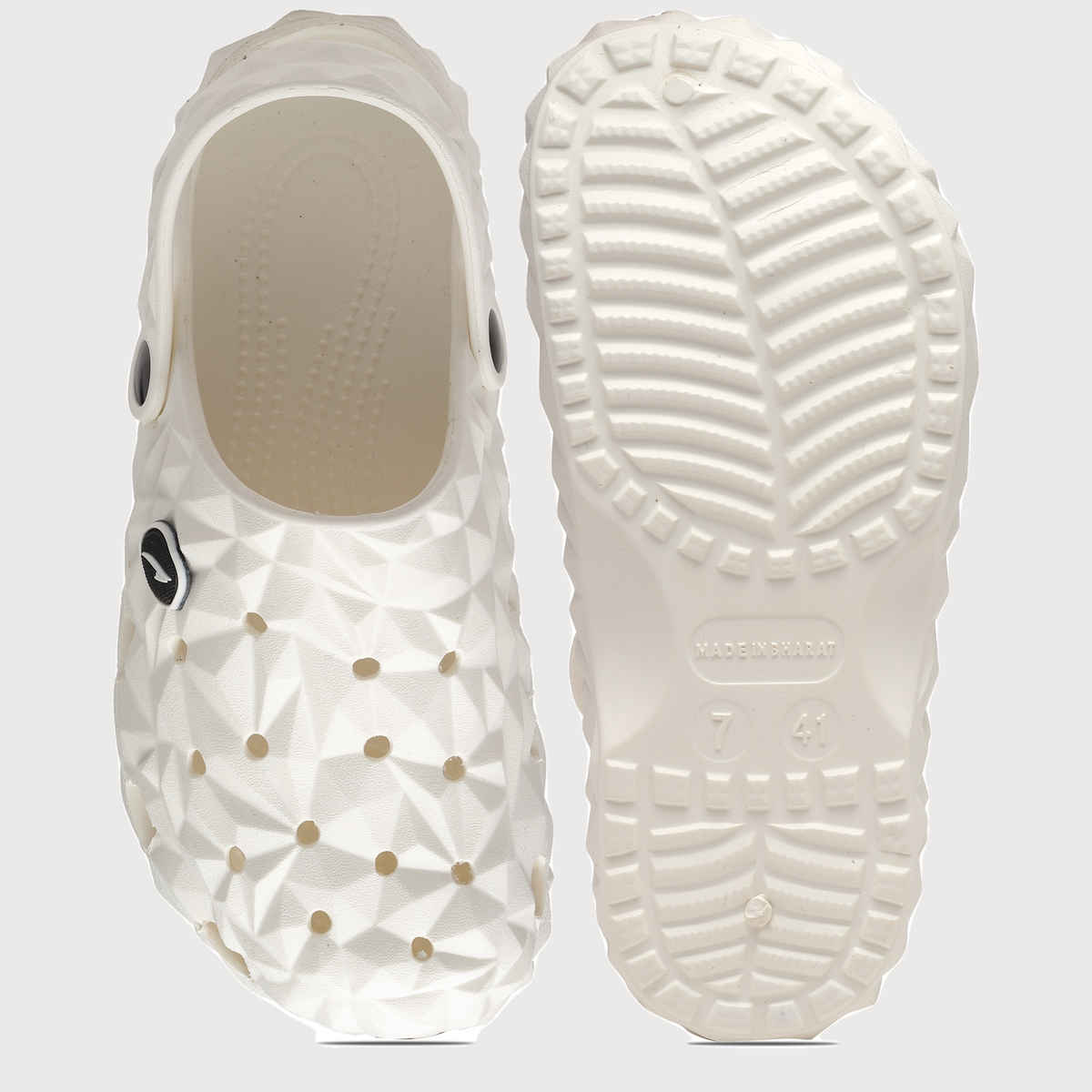 Asian Men s Agc-16 Off White Stylish Clogs | Size - 10