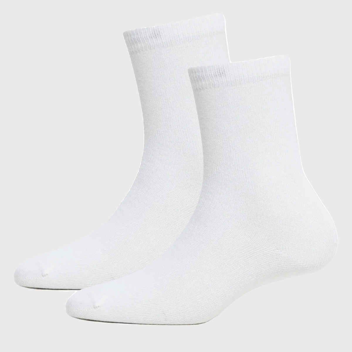 Jockey Unisex Solid Cotton, Nylon, and Elastane Socks | White | 5 - 6 years