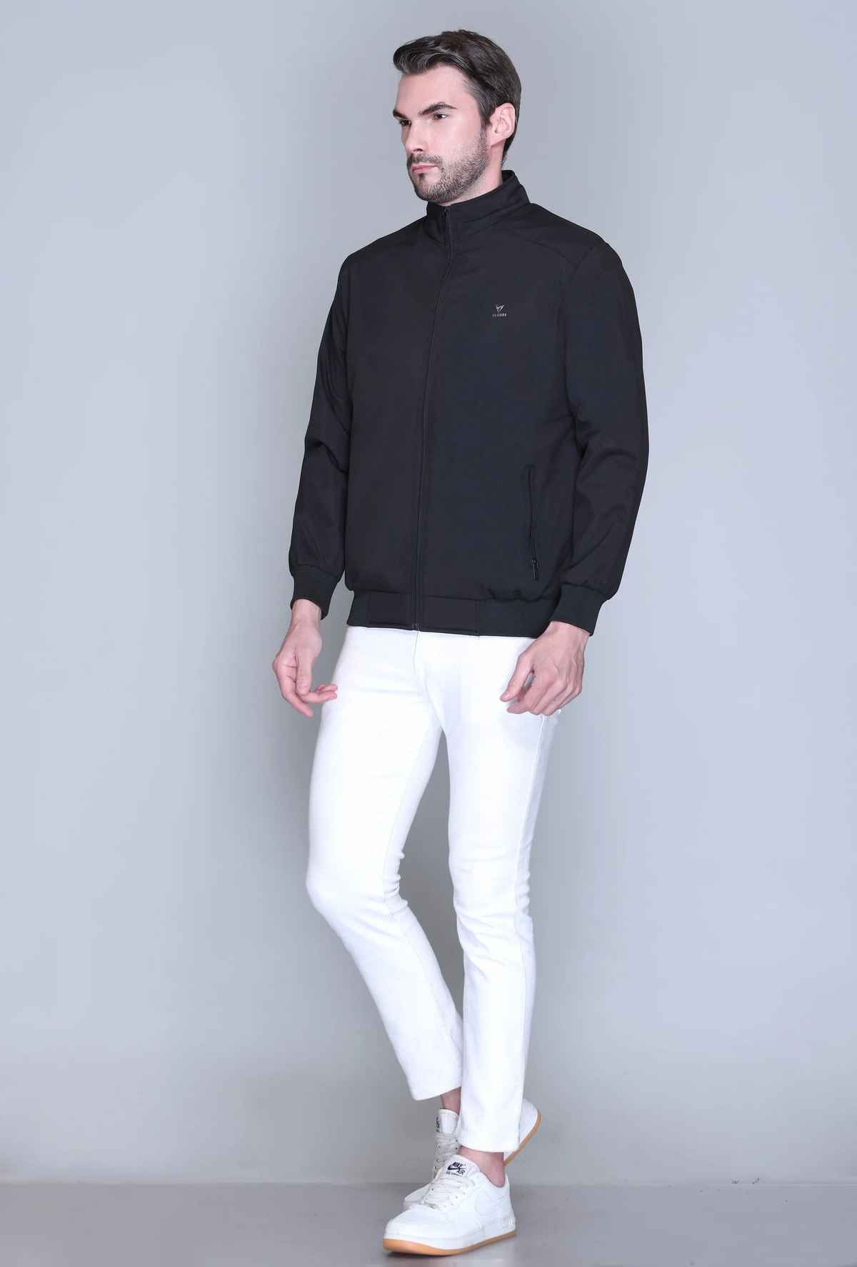 Fort Collins Men's Windbreaker Jacket | Black - M