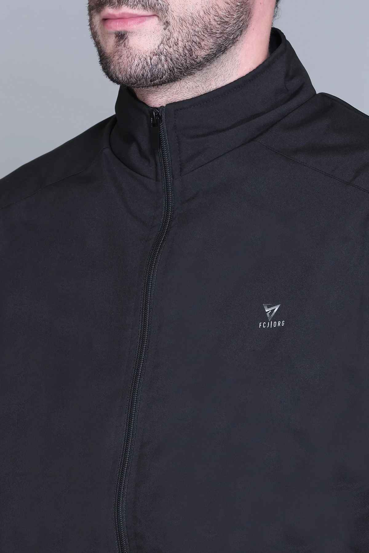 Fort Collins Men's Windbreaker Jacket | Black - M