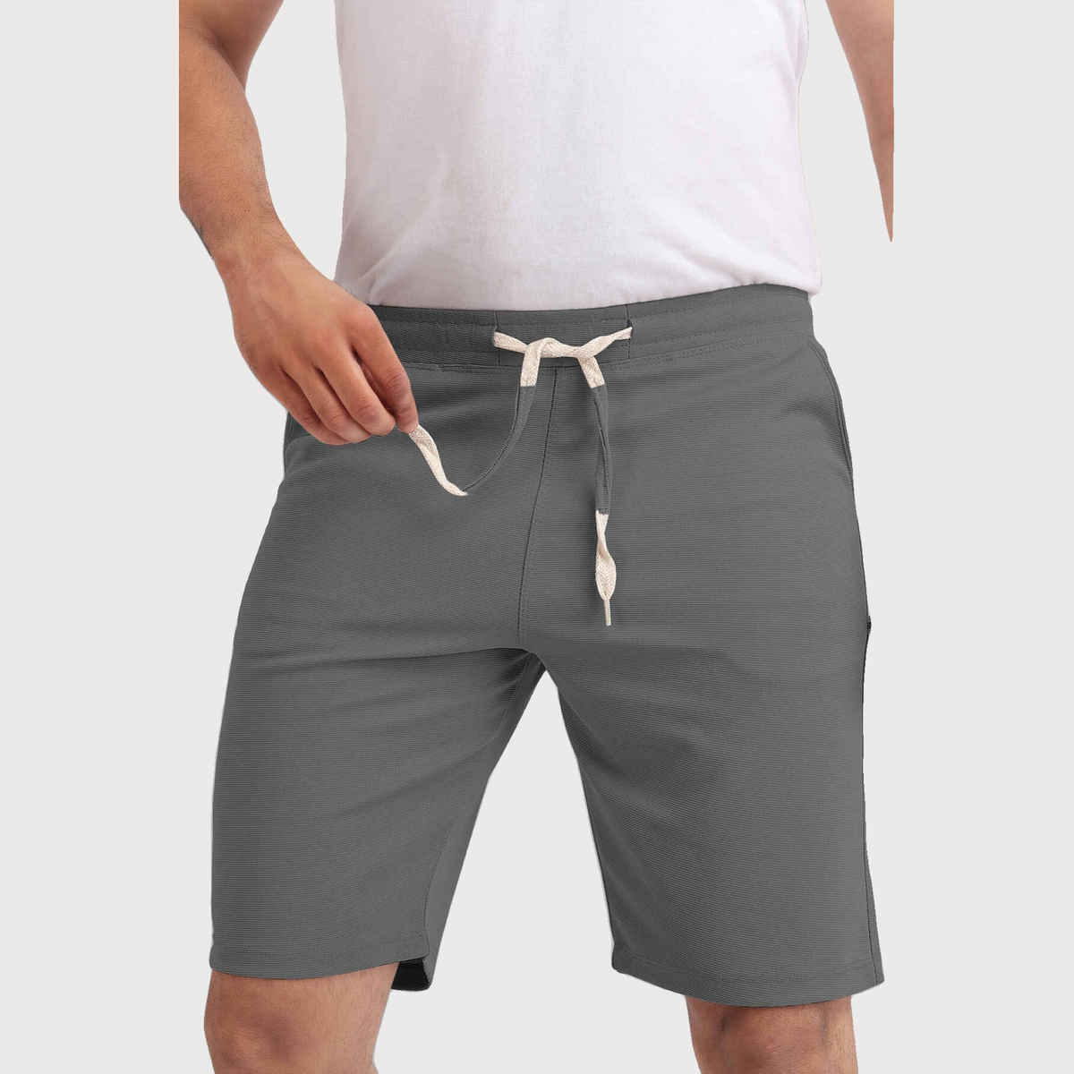 Yazole Men's Sports Shorts | Yazole - 03 | Steel Grey - XL