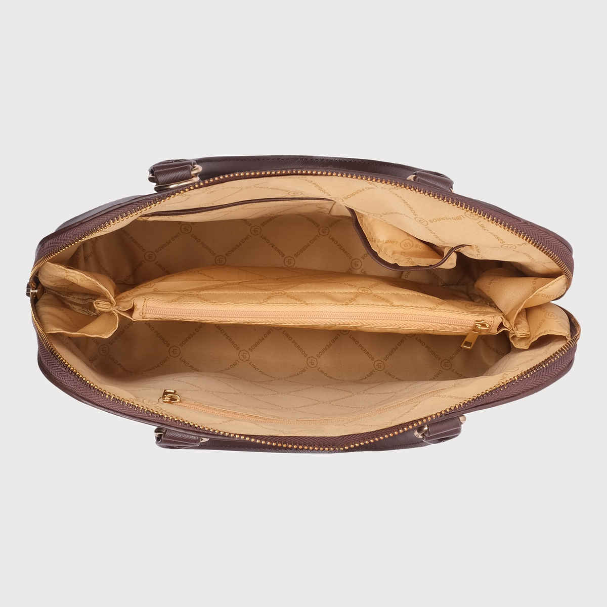 Lino Perros Women's Satchel | LWHB02247 | Brown