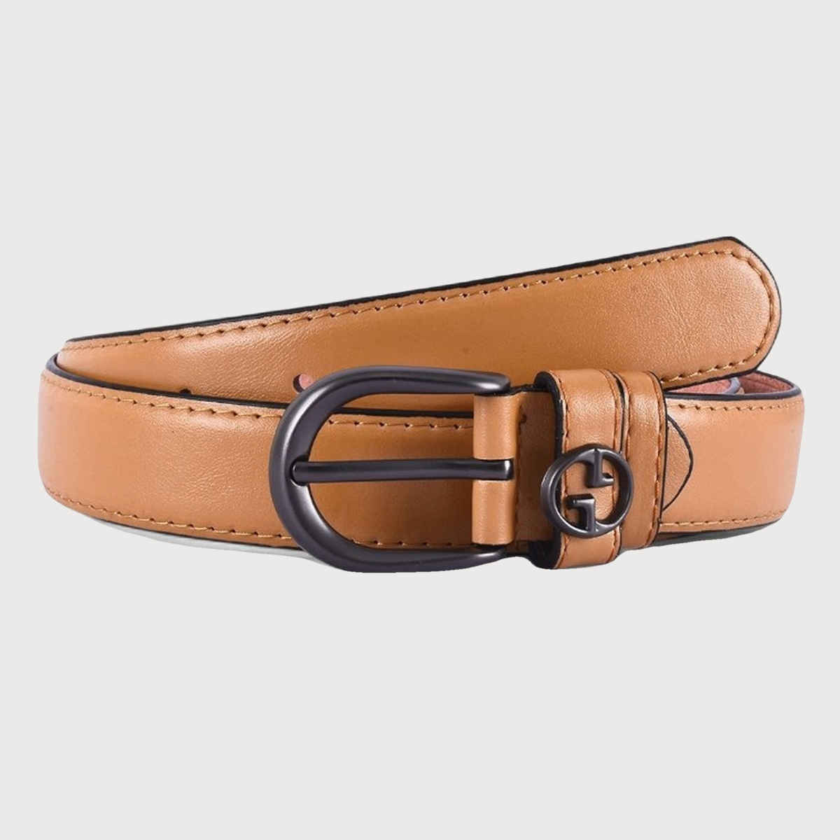 Buckleup Women's Belt | Model-Bublt2172 | Yellow