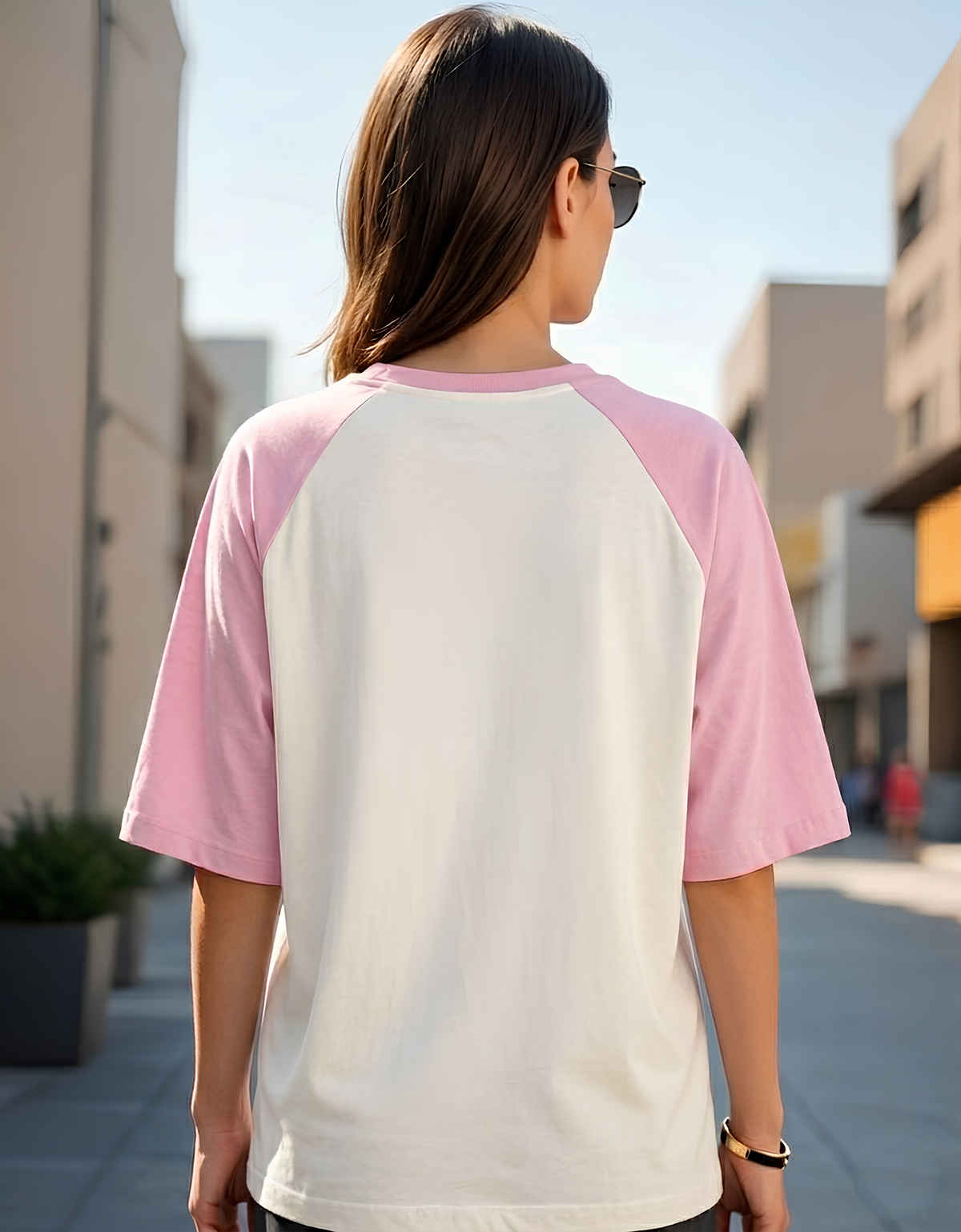Smartees Women's Raglan Sleeve Tshirt | Beige - S