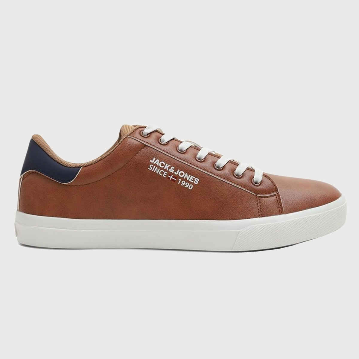 Jack & Jones Men's Tan Polyurethane Casual Sneakers - 40