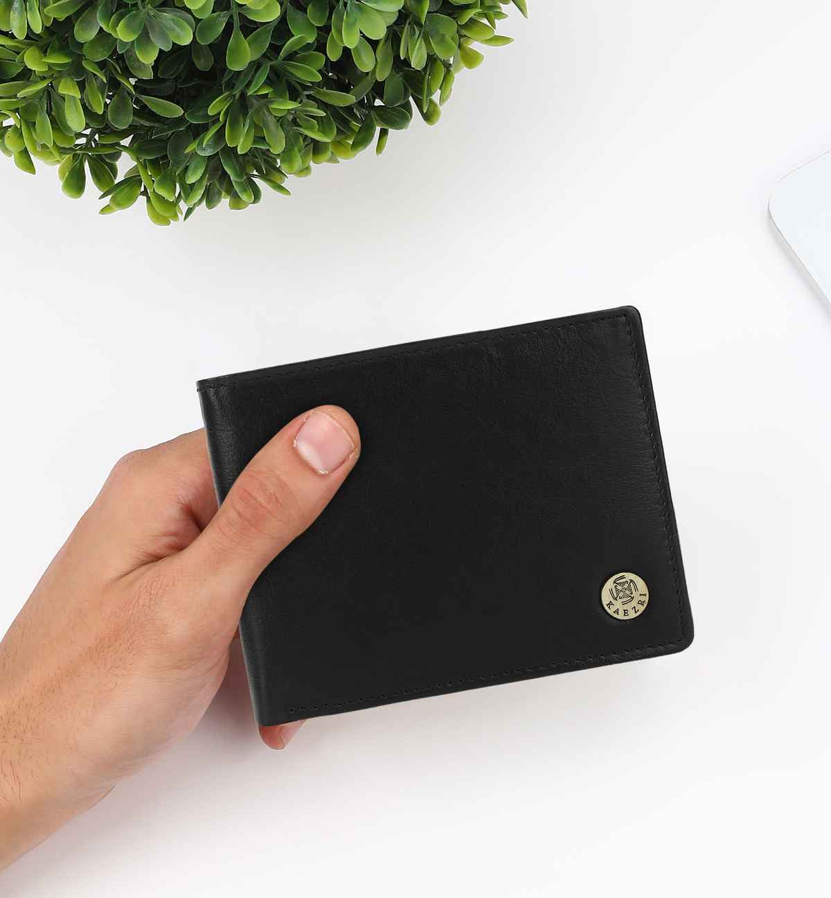 Kaezri Genuine Leather Wallet for Men | Wt black 900