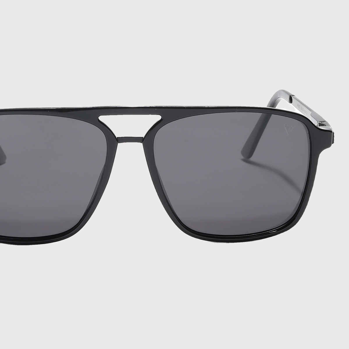 Voyage Unisex Plastic Wayfarer Sunglasses | Black - Free Size