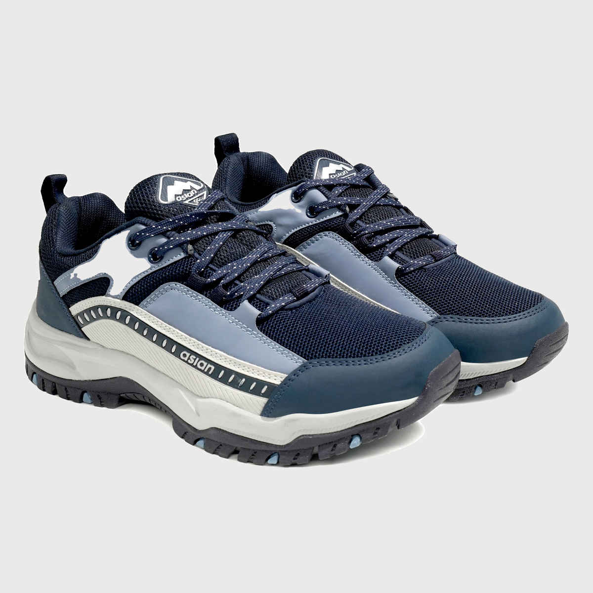Asian Everest-01 Trekking Shoes For Men Navy | UK-7