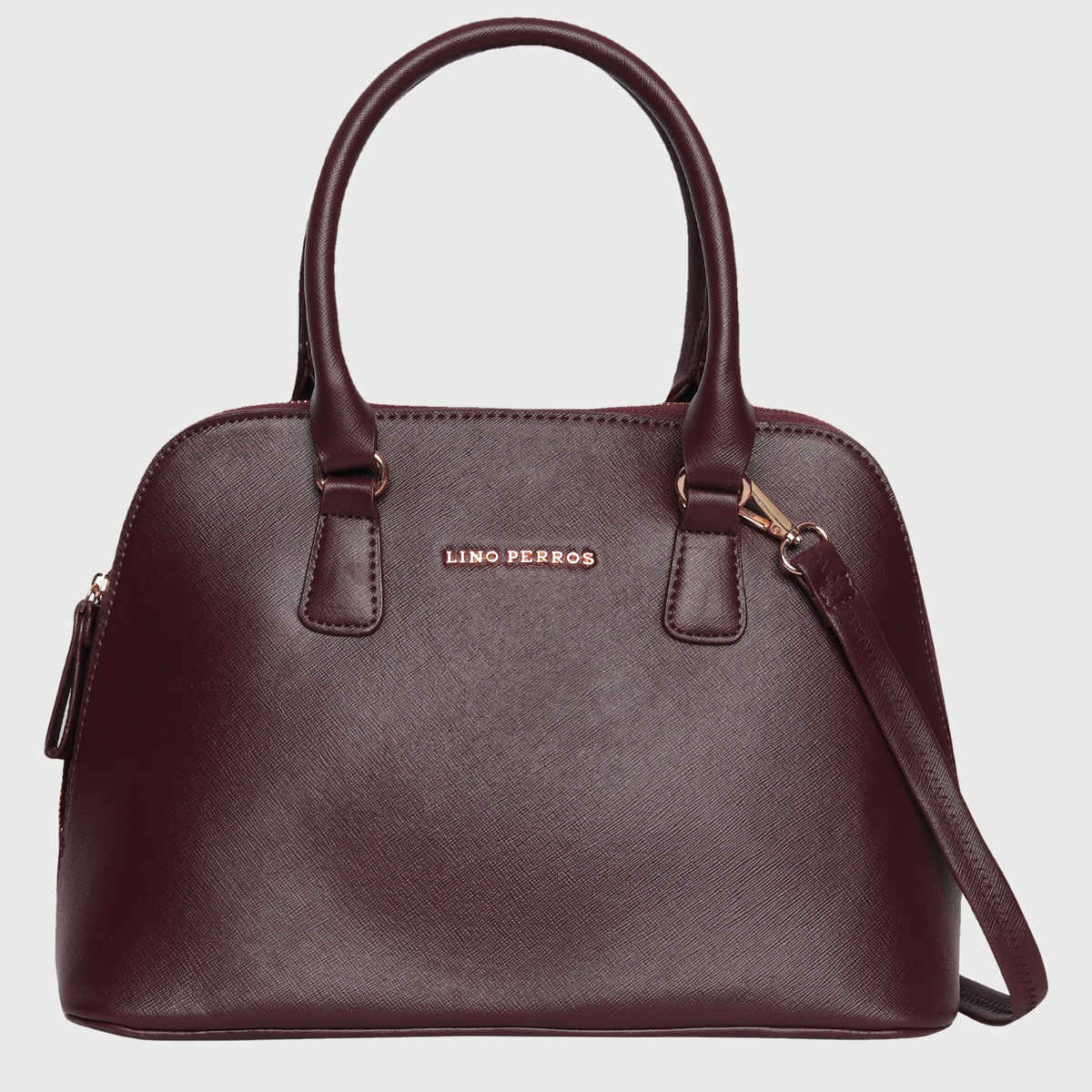 Lino Perros Women's Satchel | LWHB02247 | Brown