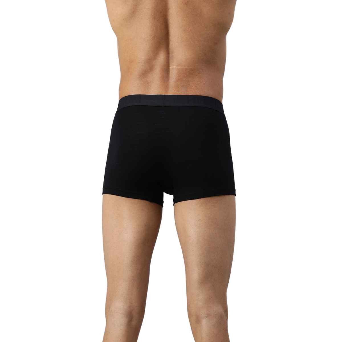 Heelium Bamboo Men's Trunks - XL | Superior Softness | Solid | Black