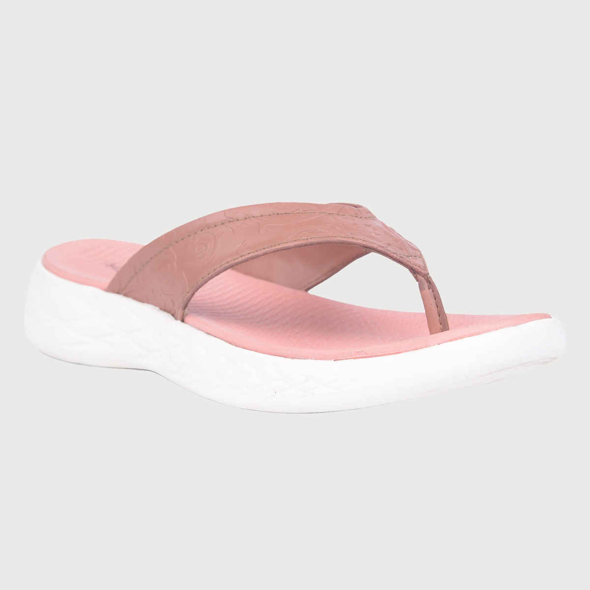 Liberty Sofia-1E Casual Slipper For Women | Peach | UK 6.5 | EU 40
