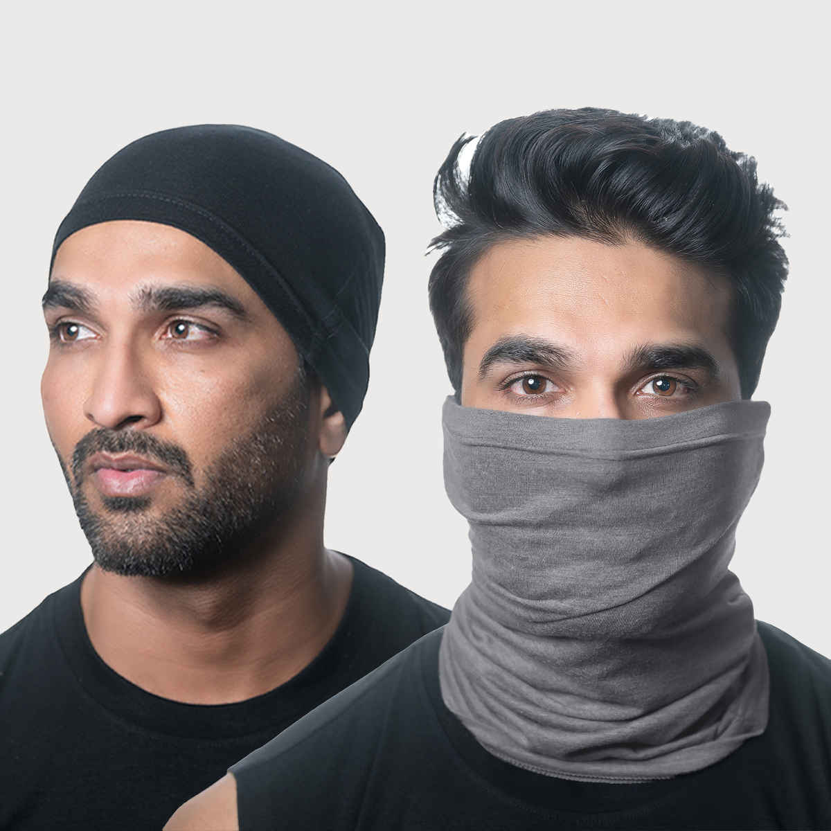 Heelium Unisex Solid Bamboo Bandana | Assorted - One Size
