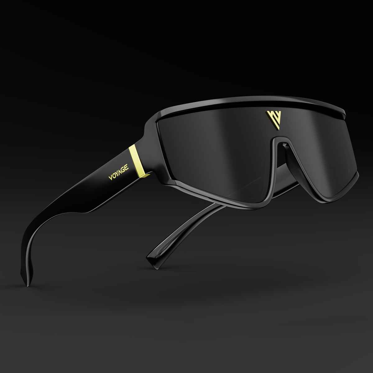 Voyage Unisex Sunglasses | Black - Free Size