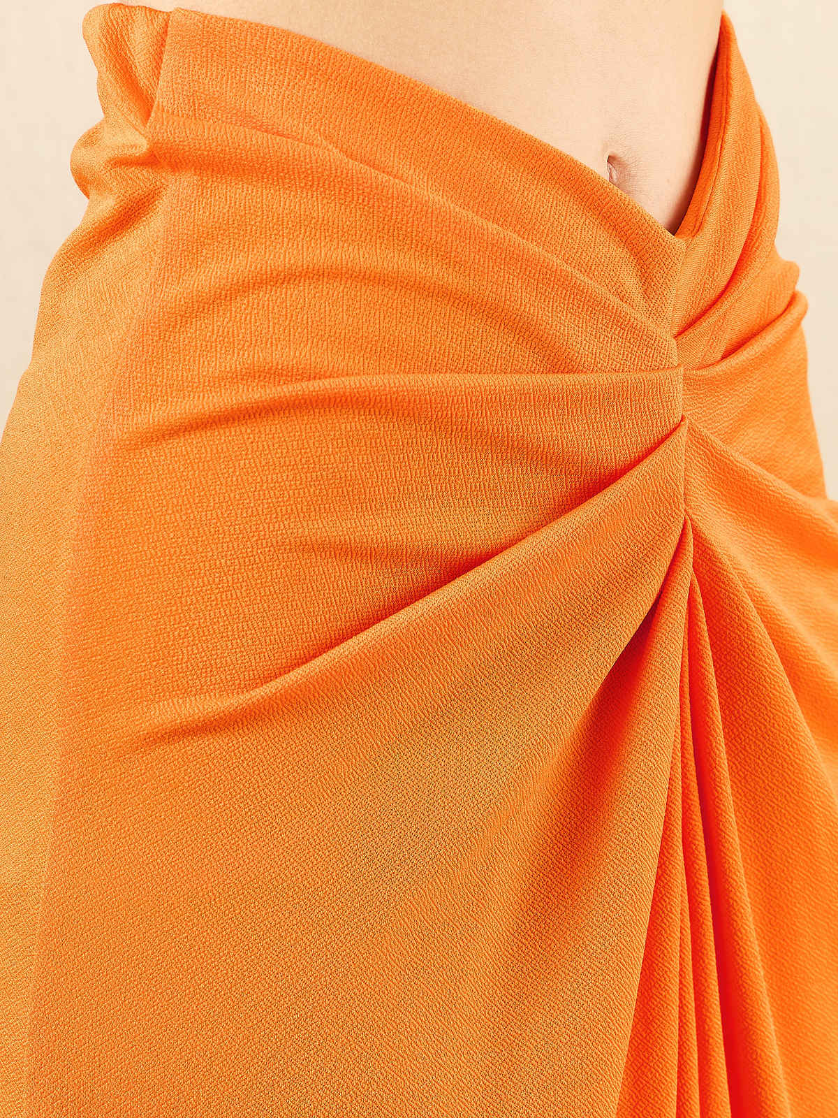 Uptownie Women's Cotton Poplin Kimono Sleeve Dress | Red - XL