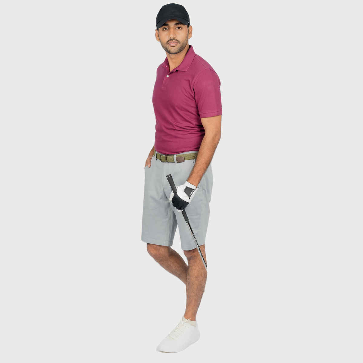 Decathon | Inesis Men's Cotton Golf T-shirt - Pink - XL