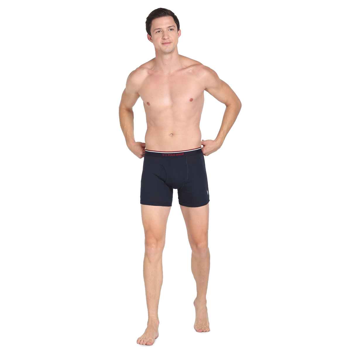U.S. Polo Assn. | Underwear Pack of 3 | S | Trunks | I667 | Black, Grey Melange and Navy