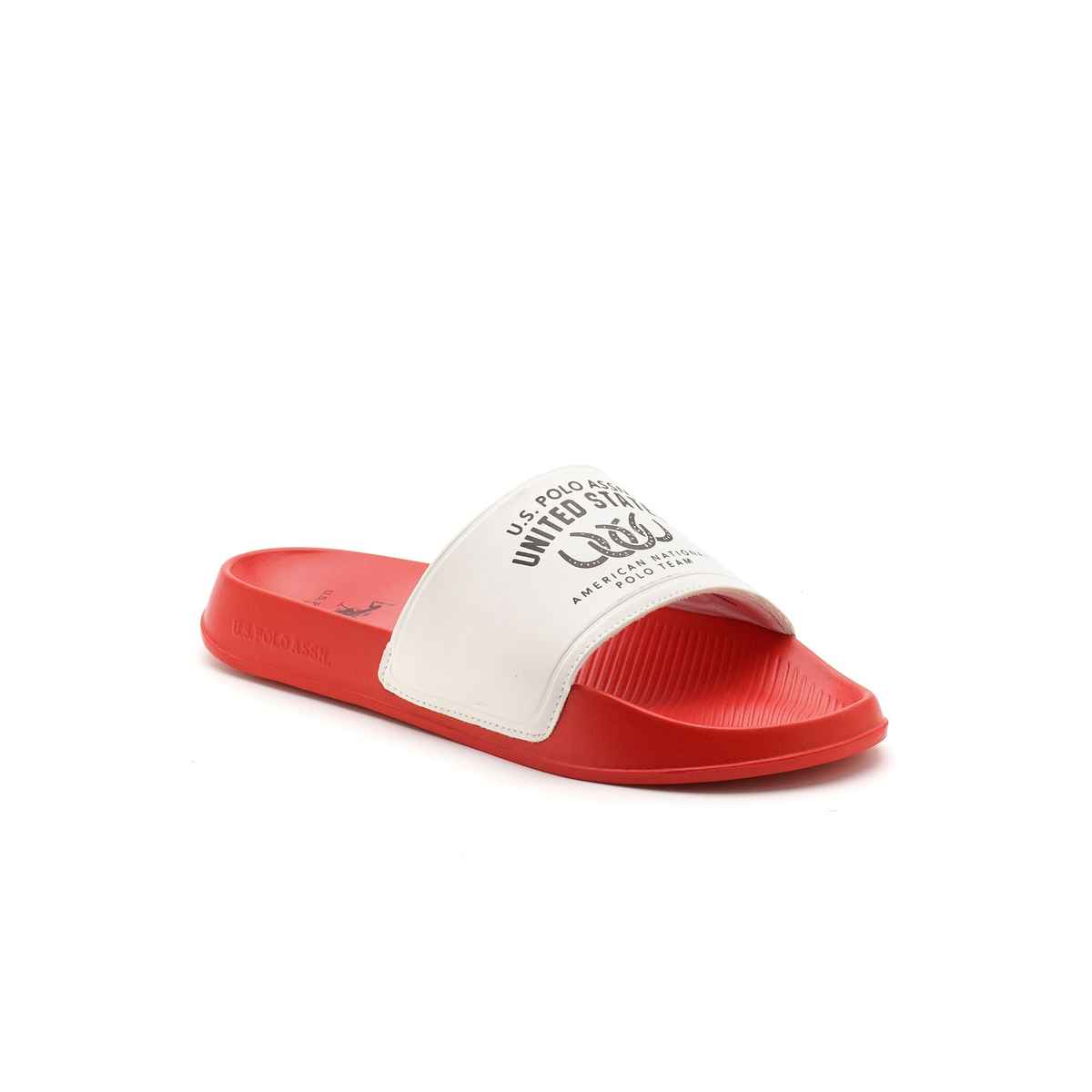 U.S. Polo Assn. Men's | Men Toni Sliders | White | UK 7