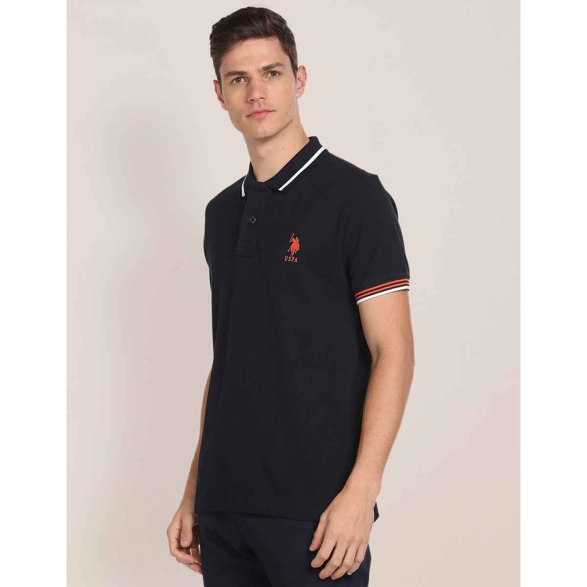 U.S. Polo Assn. | Polo Shirts | M | Pack Of 1 | Navy
