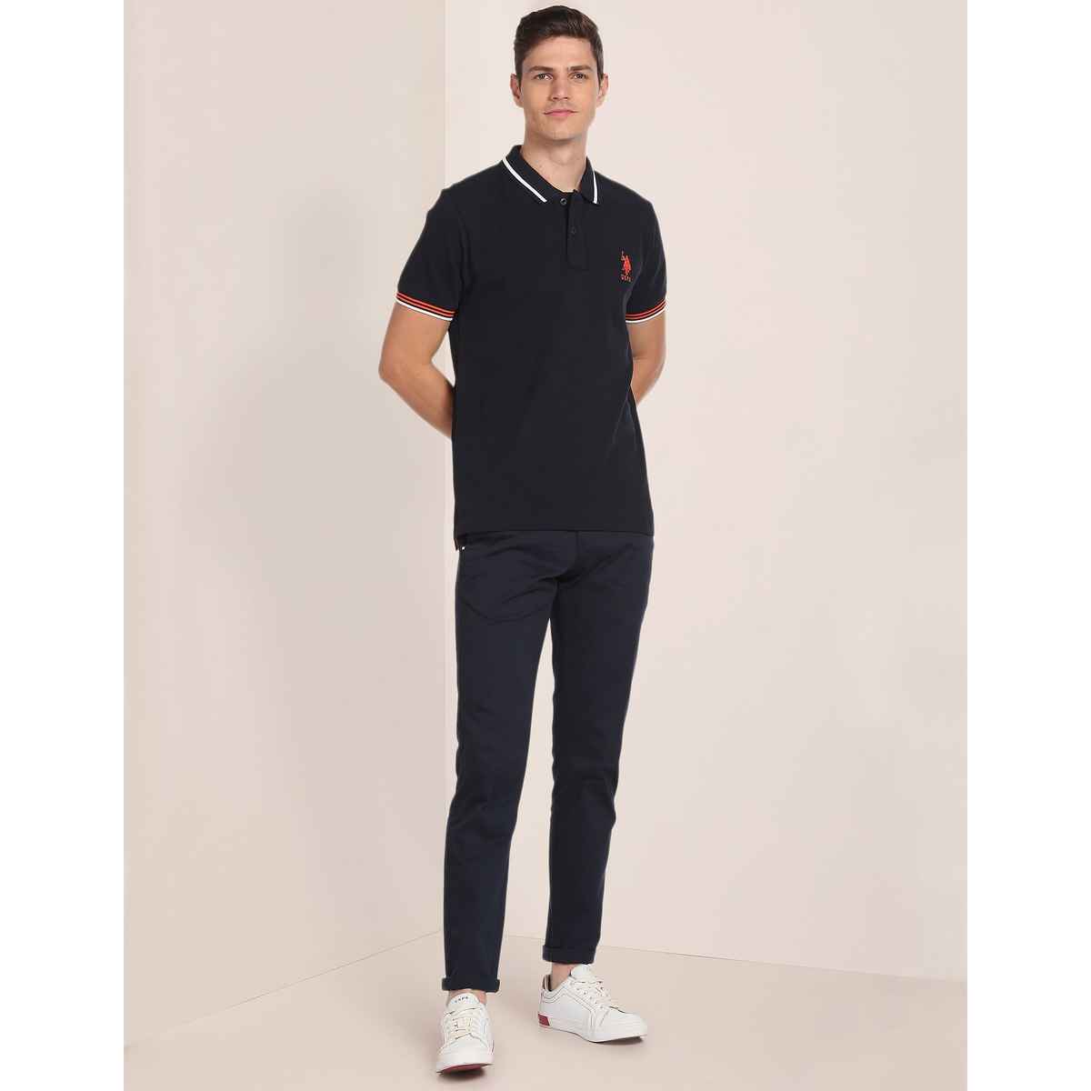 U.S. Polo Assn. | Polo Shirts | M | Pack Of 1 | Navy