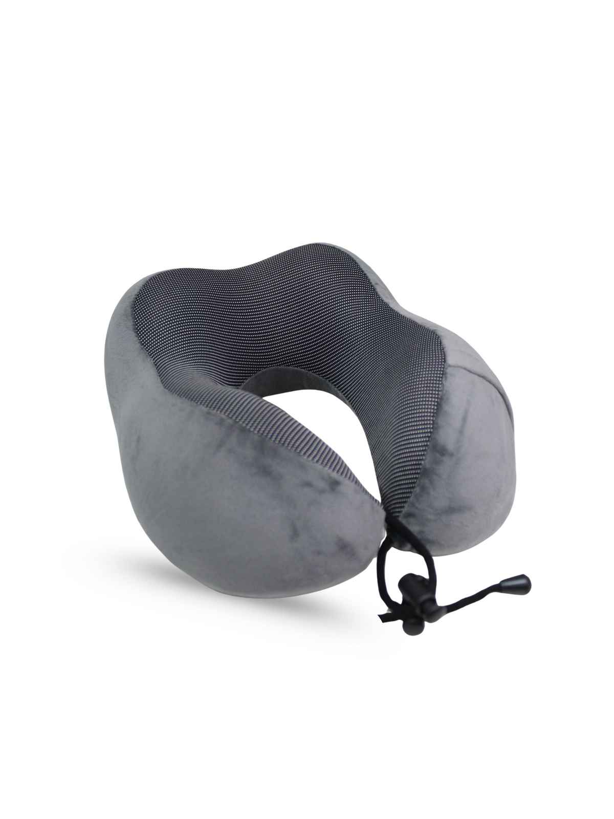 Calvadoss Memory Foam Travel Neck Pillow - Ergonomic Comfort | Grey