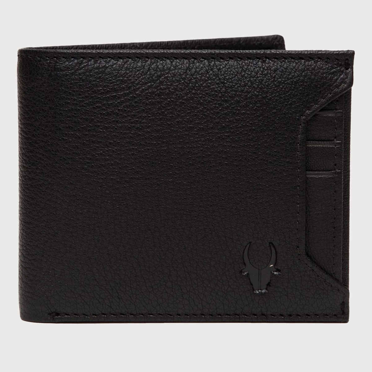 Wildhorn Men'S Leather Wallet | Black - One Size (1pc) & Wildhorn Men'S Solid Leather 25 L Laptop Bag | Maroon - 15.6 Inches (1pc) Combo