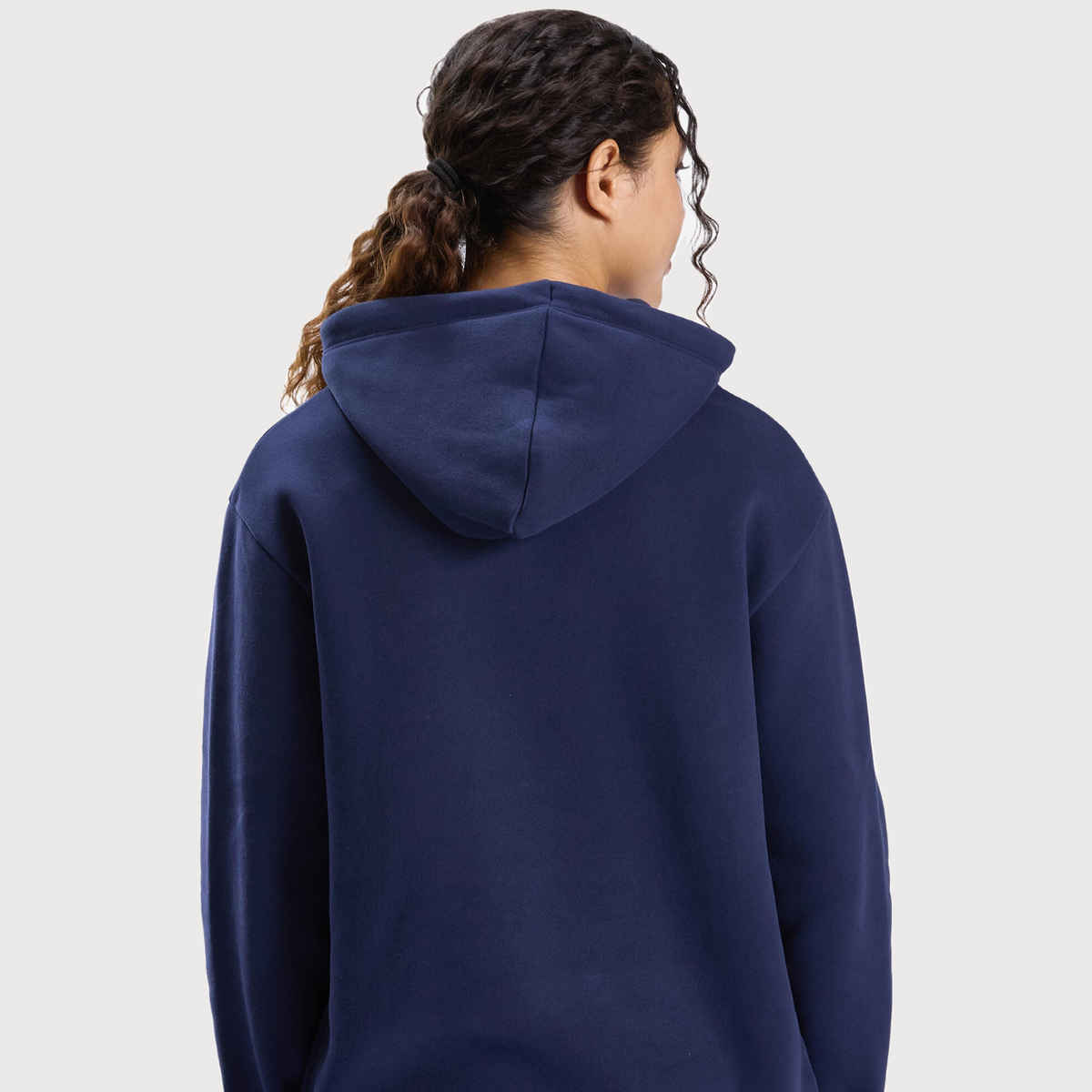 Decathlon Domyos Women's Warm Hooded Sweatshirt | Navy Blue | XL