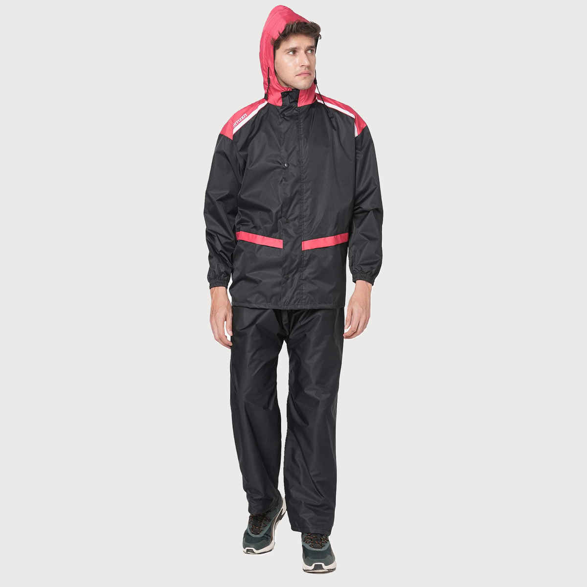 Citizen Reversible Series Raincoat With Pant Black - CR017-XL