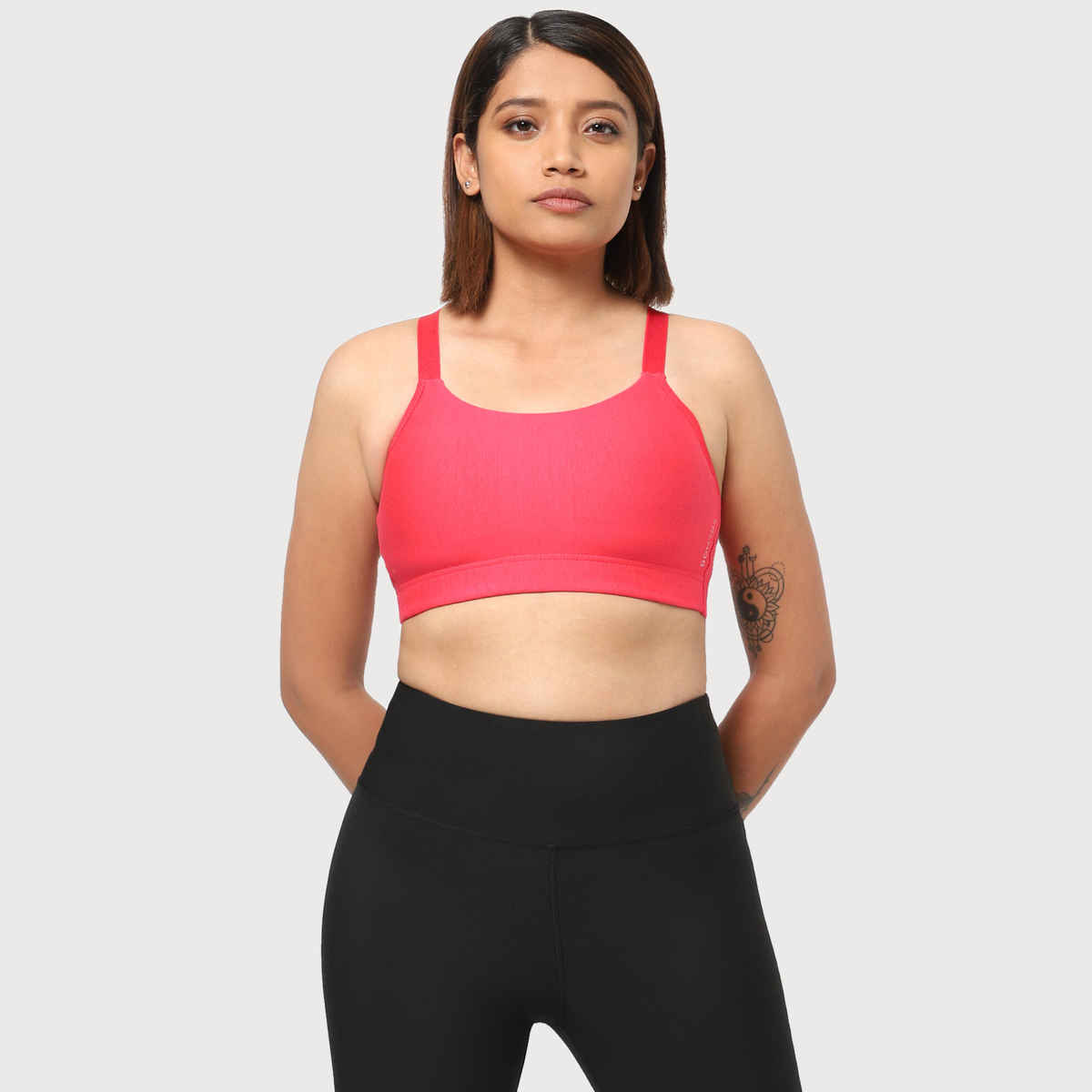 Decathlon Domyos Sports Bra Low Support | Grey | XL