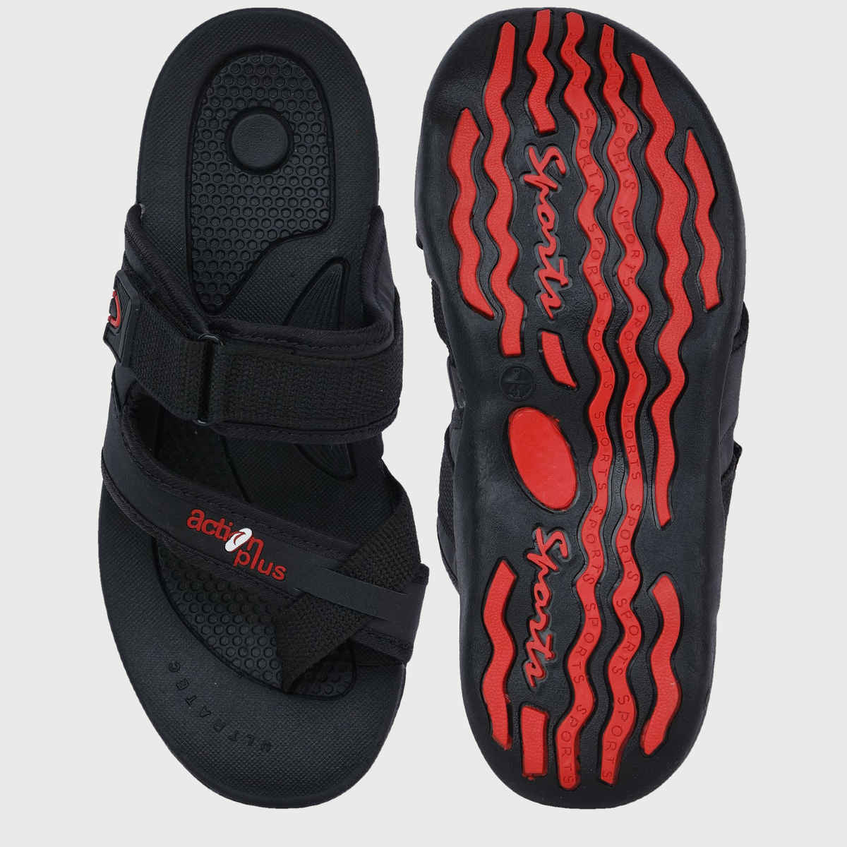 Action Eva Flotter Mens Sandal | Uk | 9 | Black