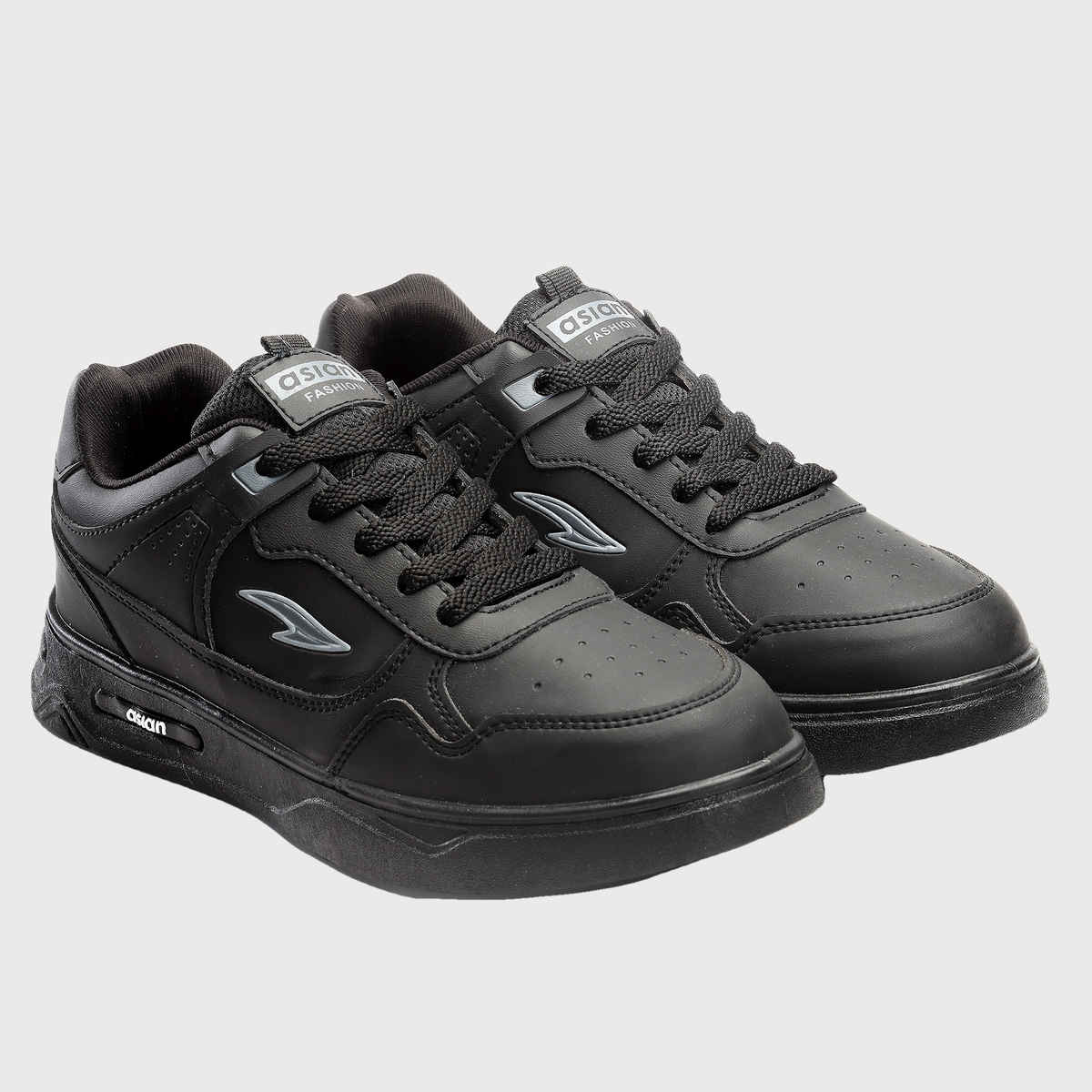 Asian Boston-01 Men Sneakers | Black | Size-10