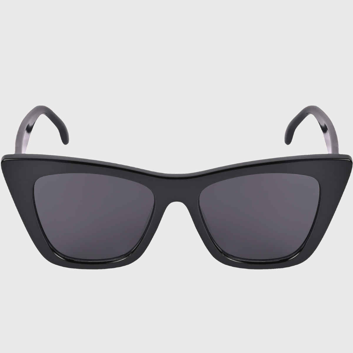 NuVew Unisex Cat-eye Sunglasses | Black - Large