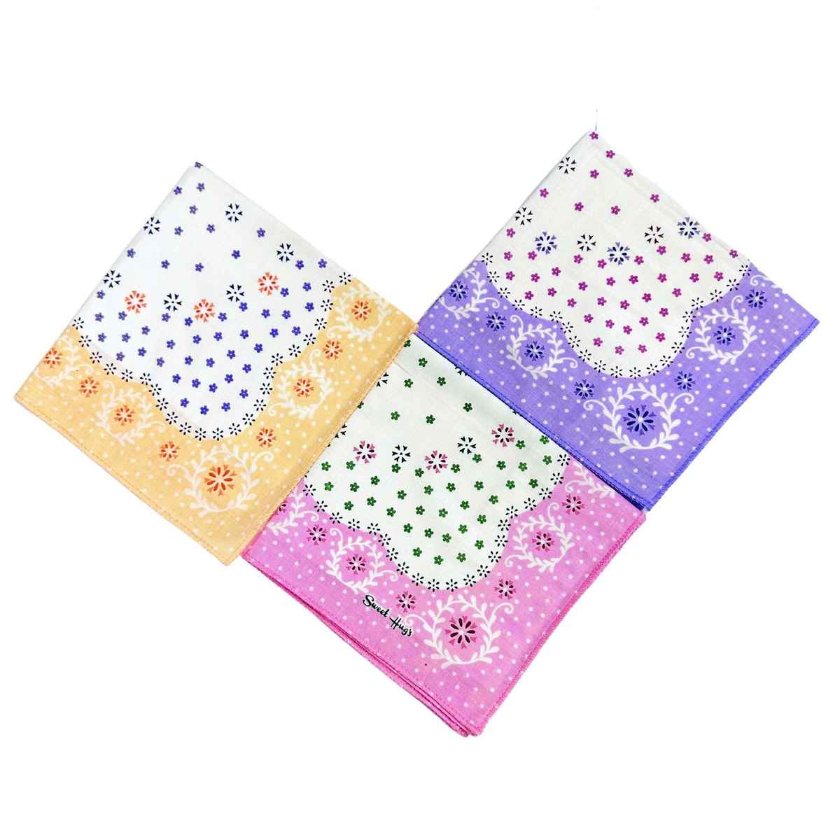 Royal Mart Women's Cotton Handkerchiefs for Daily Use | Multicolour
