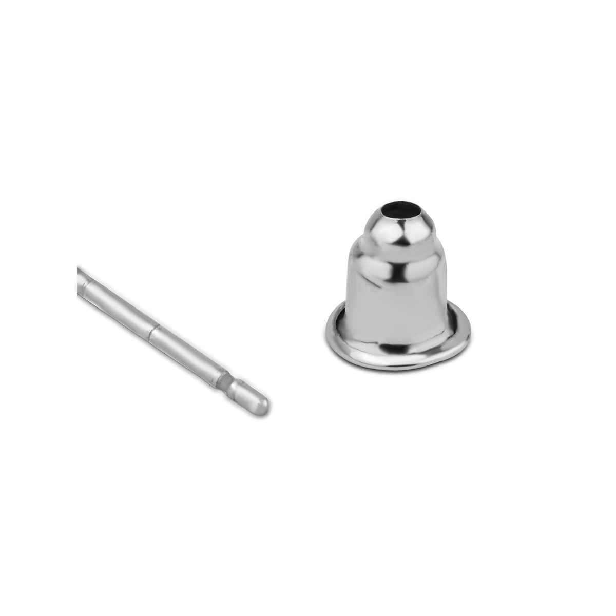 Accessorize London Women's Crystal Stud And Hoop Earrings Set Of 10 - Silver