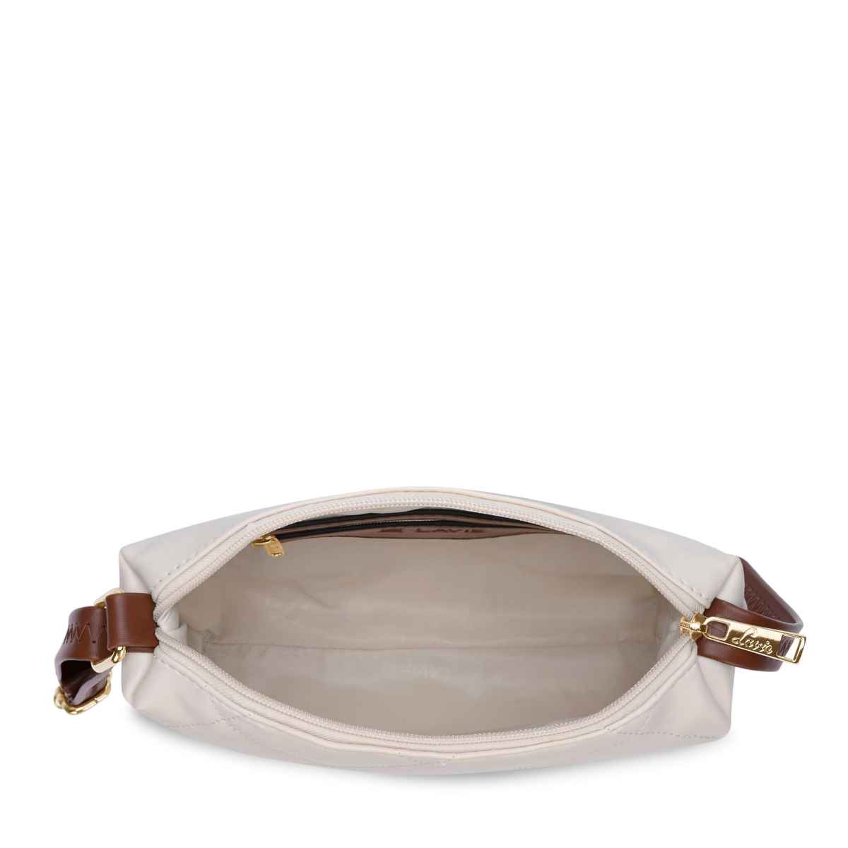 Lavie Women's Quilt Jill Top Zip Sling Bag | Off White