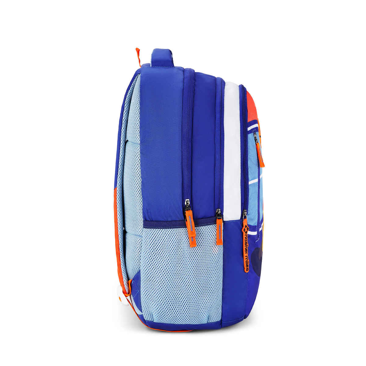 Nasher Miles Basketball Backpack- Unisex-3 Compartment College Bag And School- Blue- 45L