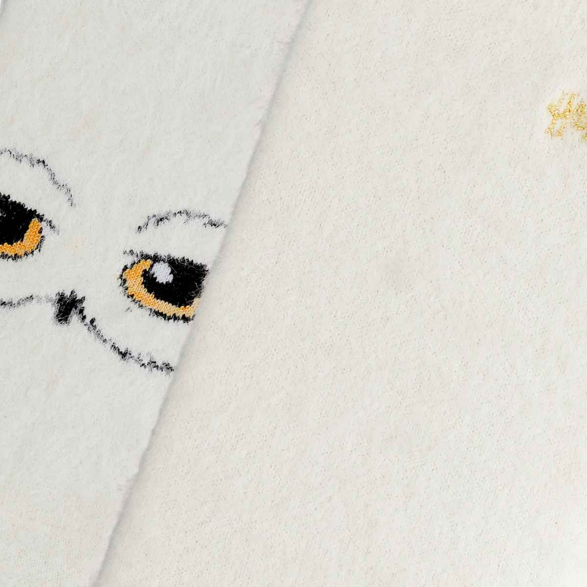 Balenzia Women's Patterned Cotton Socks | Black and White - One Size