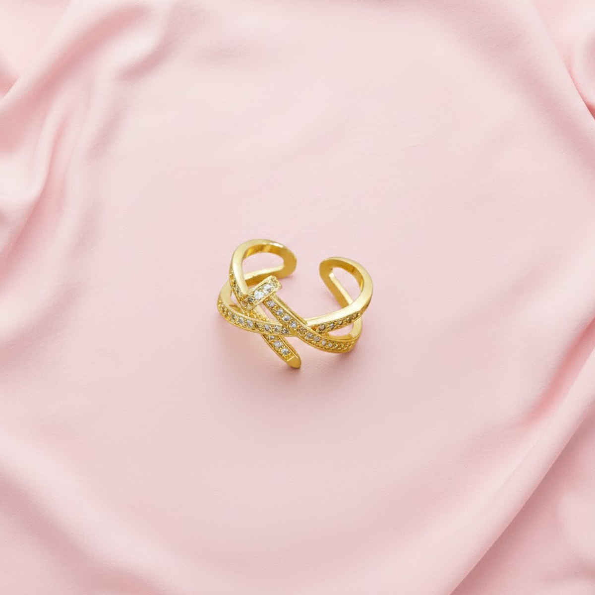 Estailo Fashion Love's Royalty Rings | R0000463 | Gold