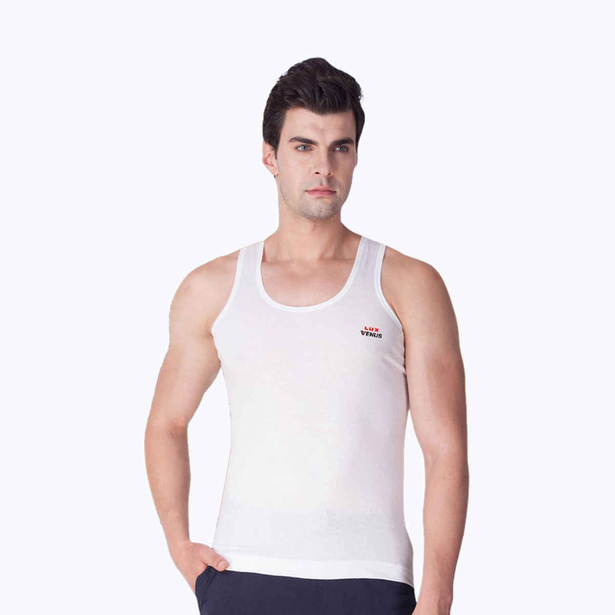 Lux Venus 100 %Cotton Men's Vest - 90 cm | Provides An Unmatched Comfort