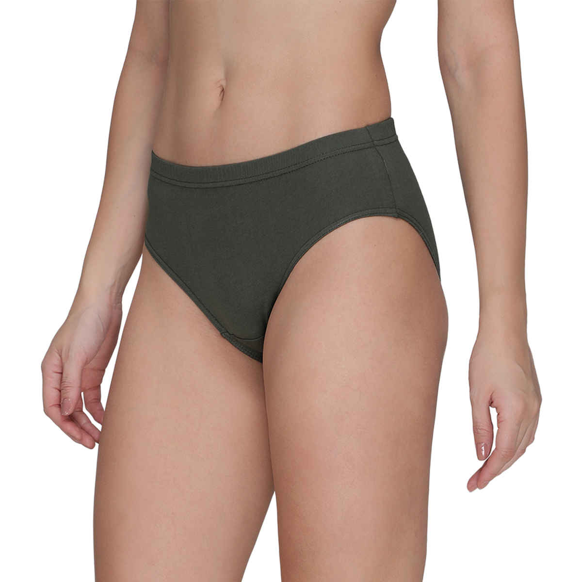 Amul Comfy Women's Cotton Plain Panty | Inner Elastic | Assorted - 90 cm