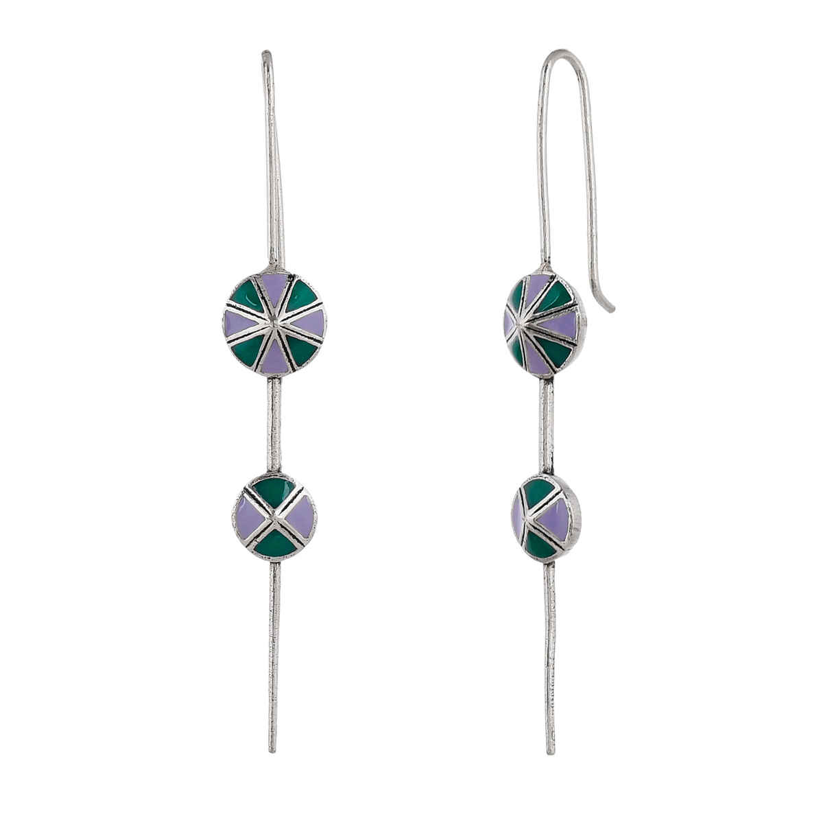 Voylla Zulu Absame Bar Ear Cuff Earrings