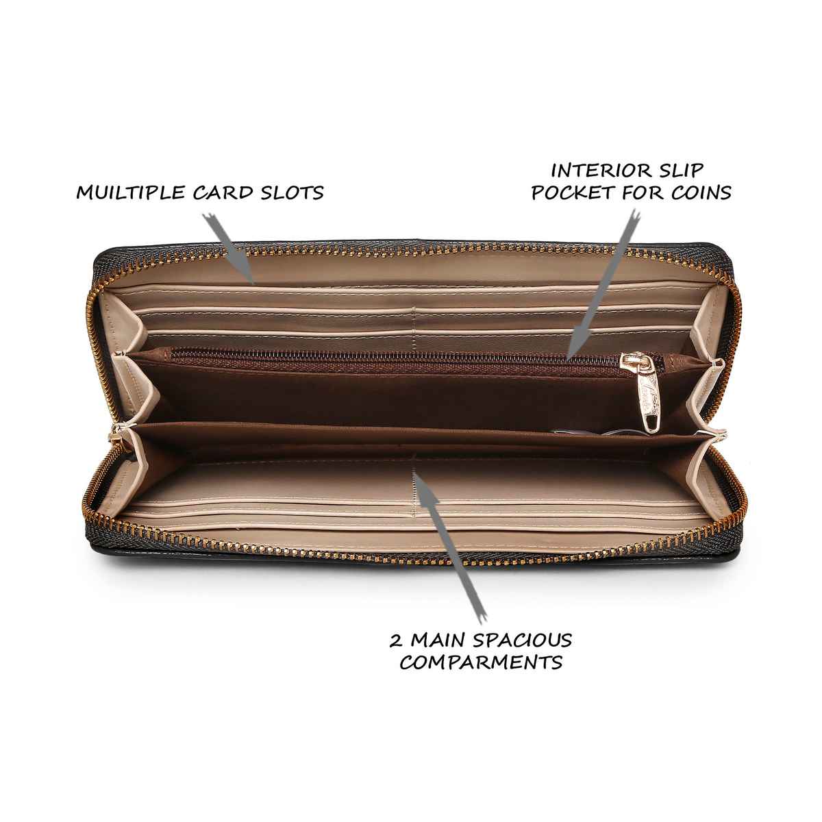 Lavie Women's Sacy Large Zip Around Wallet