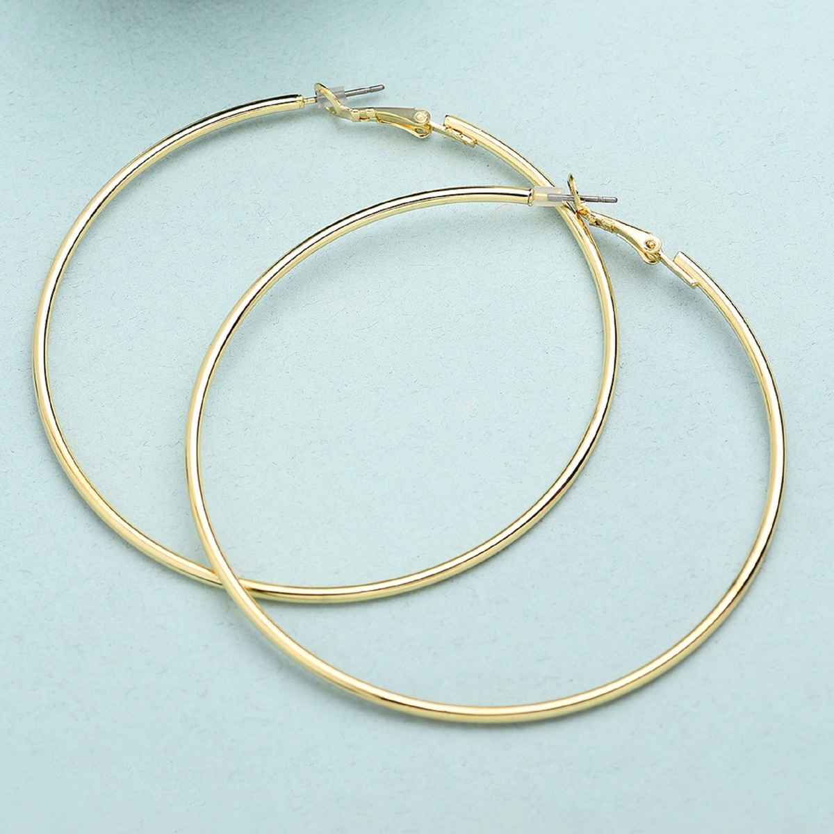 Accessorize London Women old Medium Simple Hoop Earring