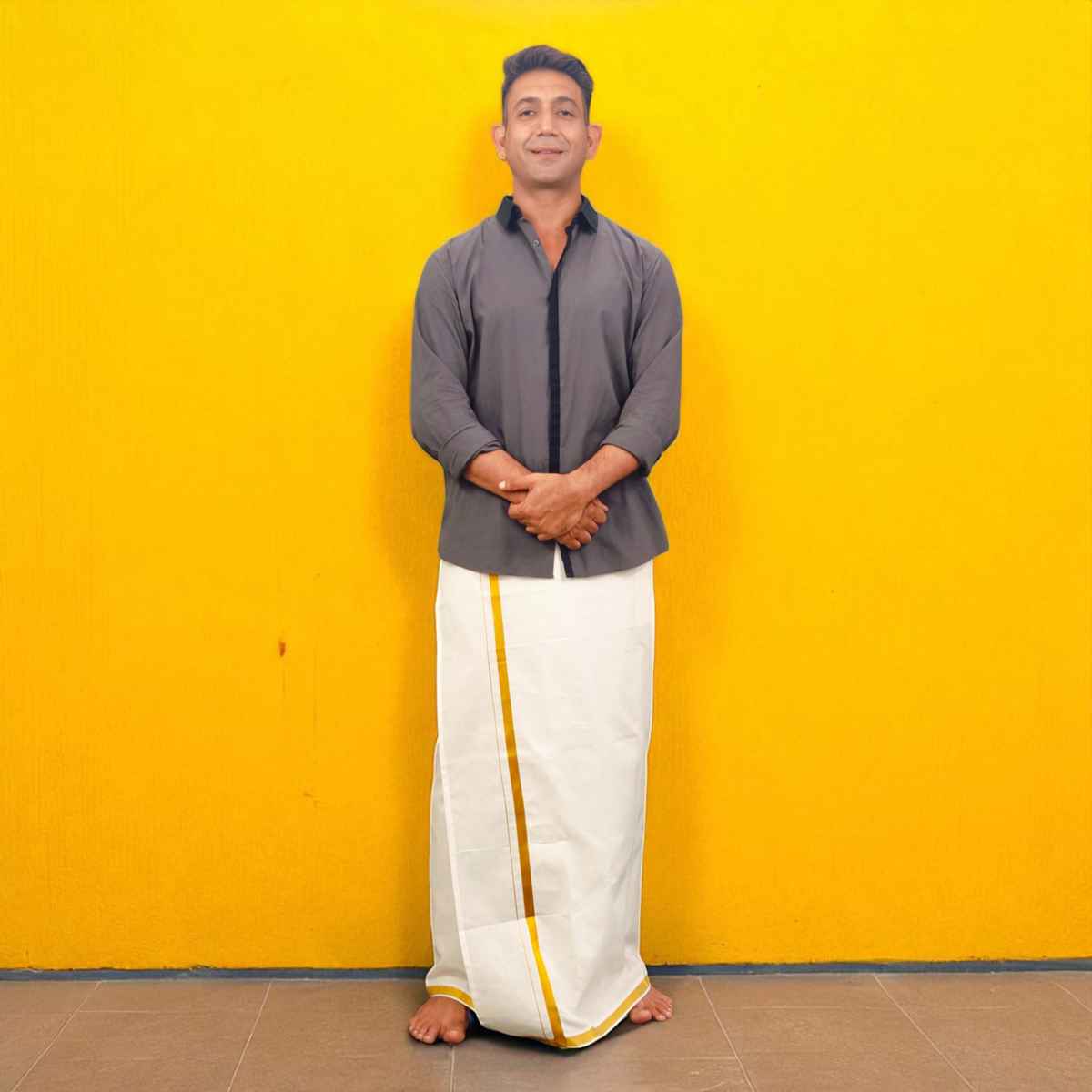 House Of Festivals Velcro Dhoti-Mundu-Veshti