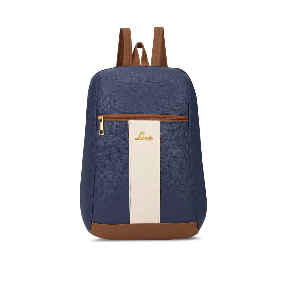 Lavie Women's Colourblock Cobie Fashion Backpack for | Shoulder Bag | Navy