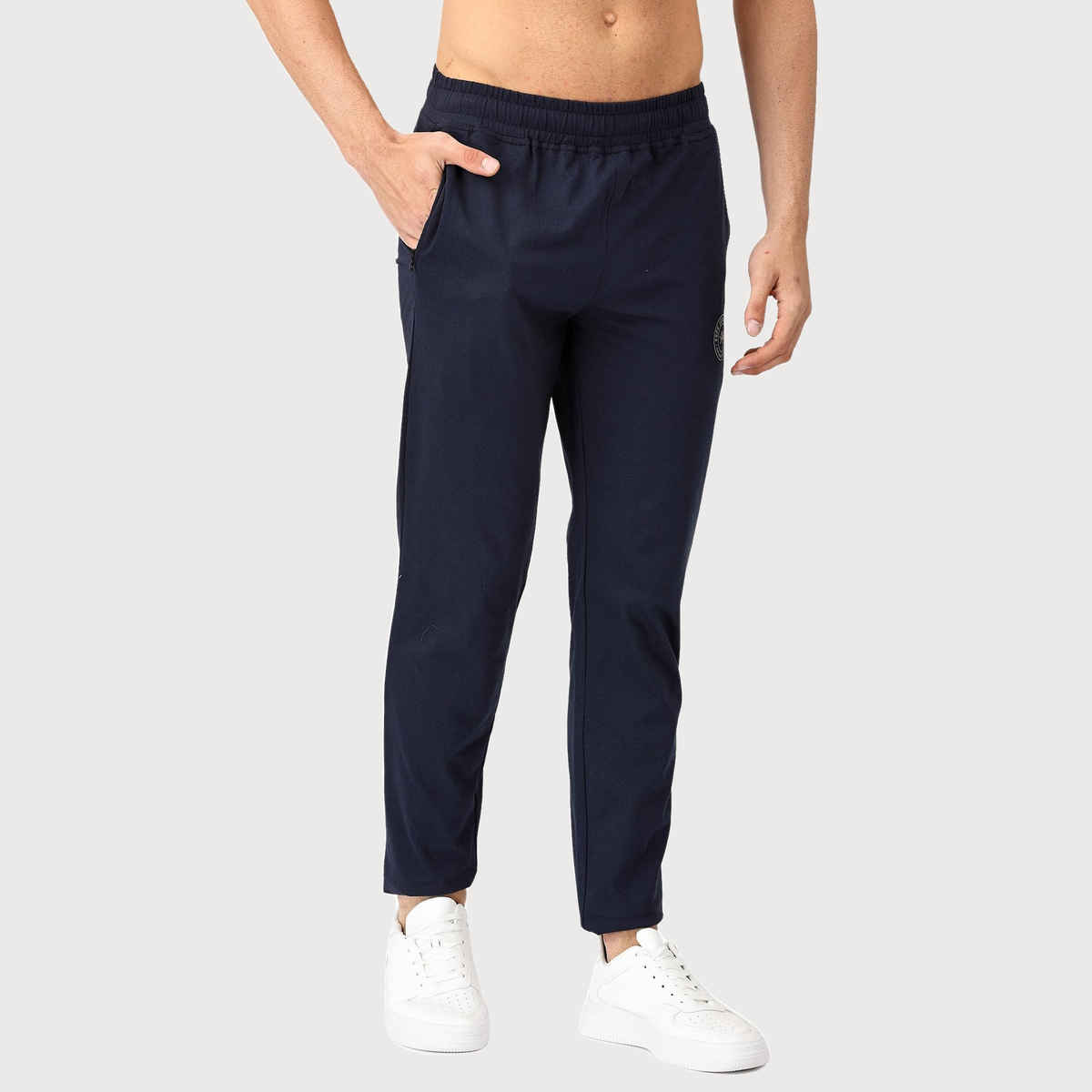 Pepe Jeans Mens Navy Regular Track pant - Pack of 1 (S) Comfort Fit, Soft Fabric, Breathable,
