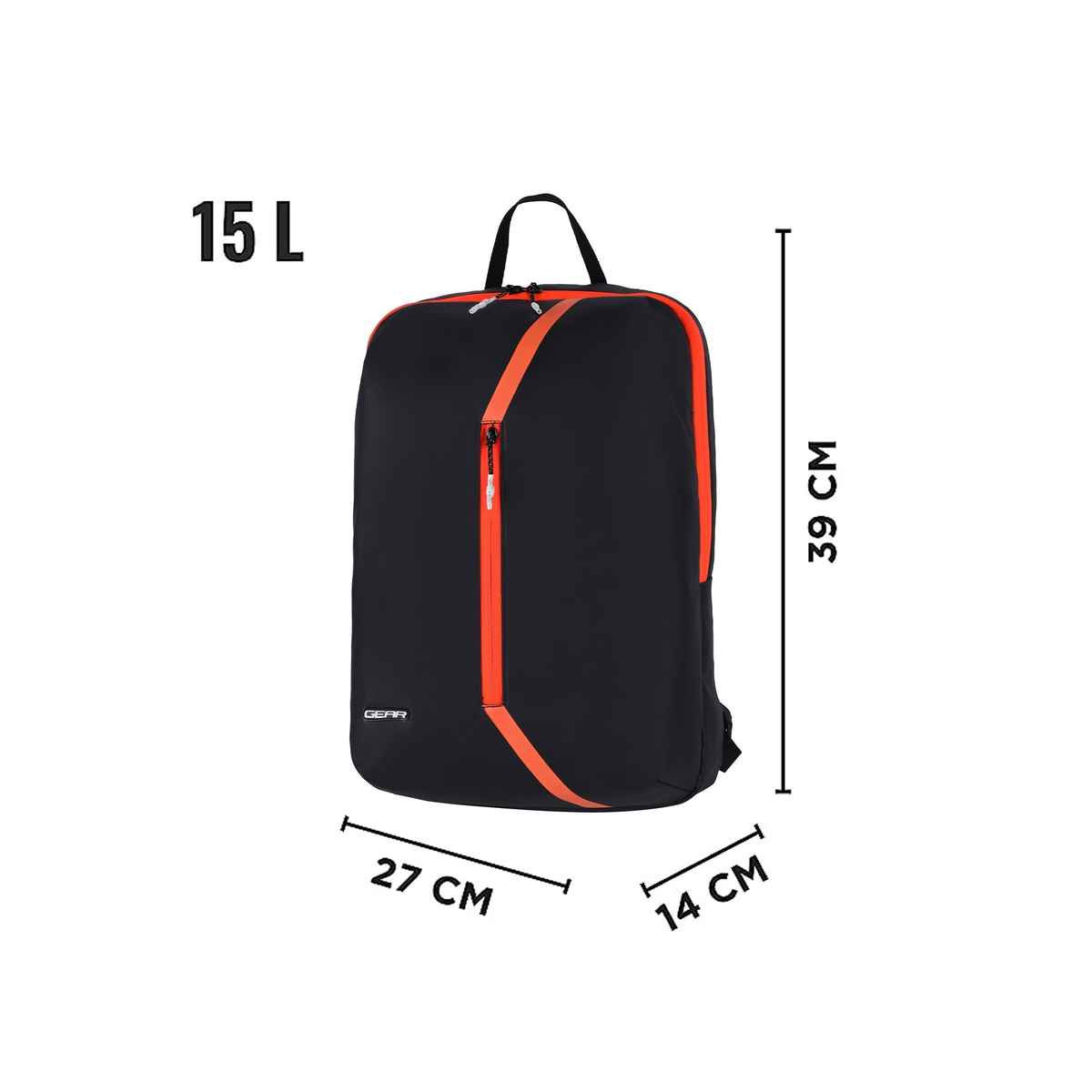 Gear Gear Lite Bp - Black Neon Orange
