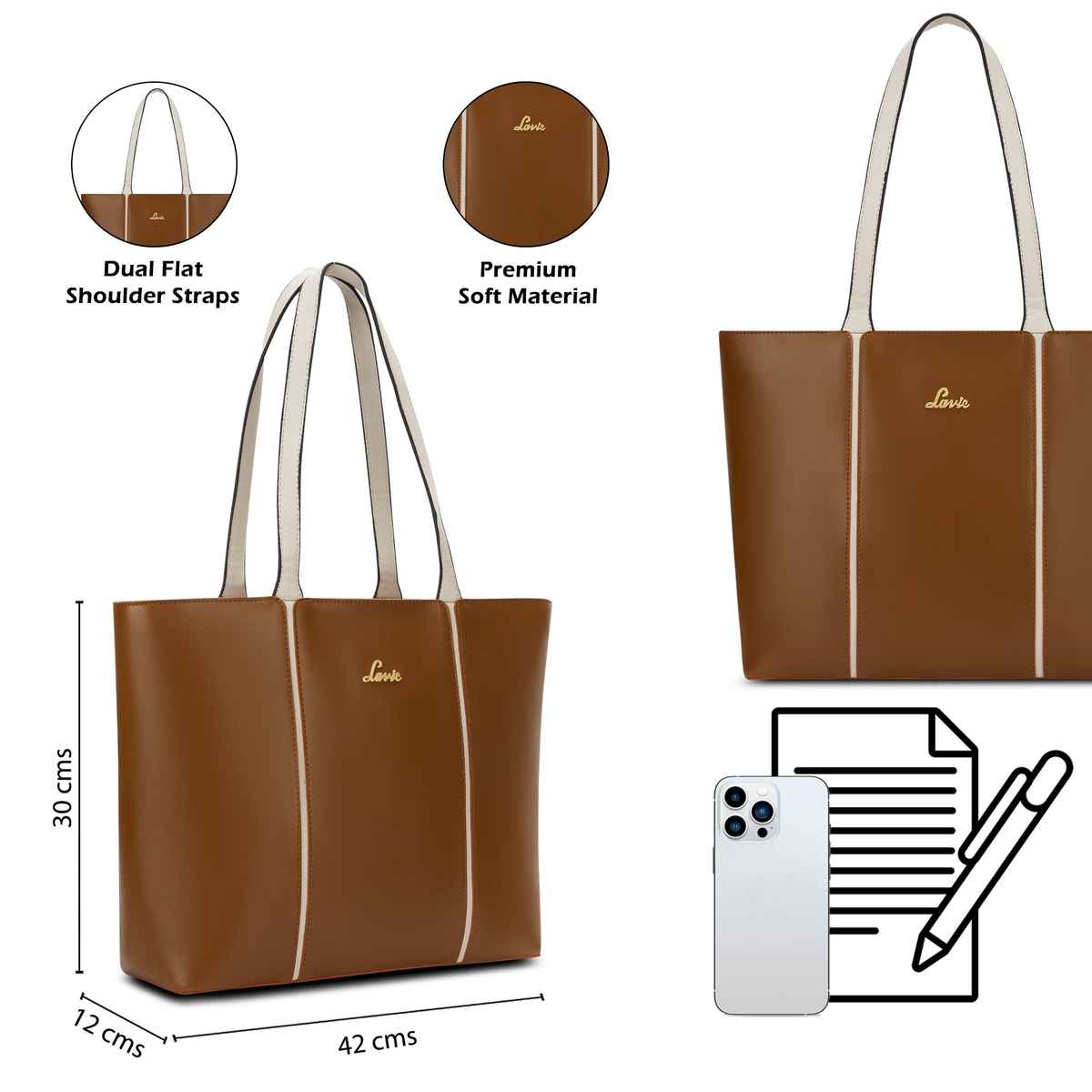 Lavie Women's Morgan Tote Handbag | Tote Bag For Work | Ladies purse | Shoulder Bag