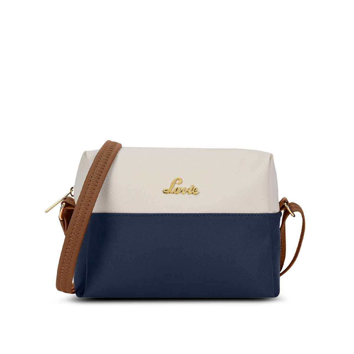 Lavie Women's Ellen Horizontal Cross Body Sling Bag | Ladies Purse Handbag | Navy