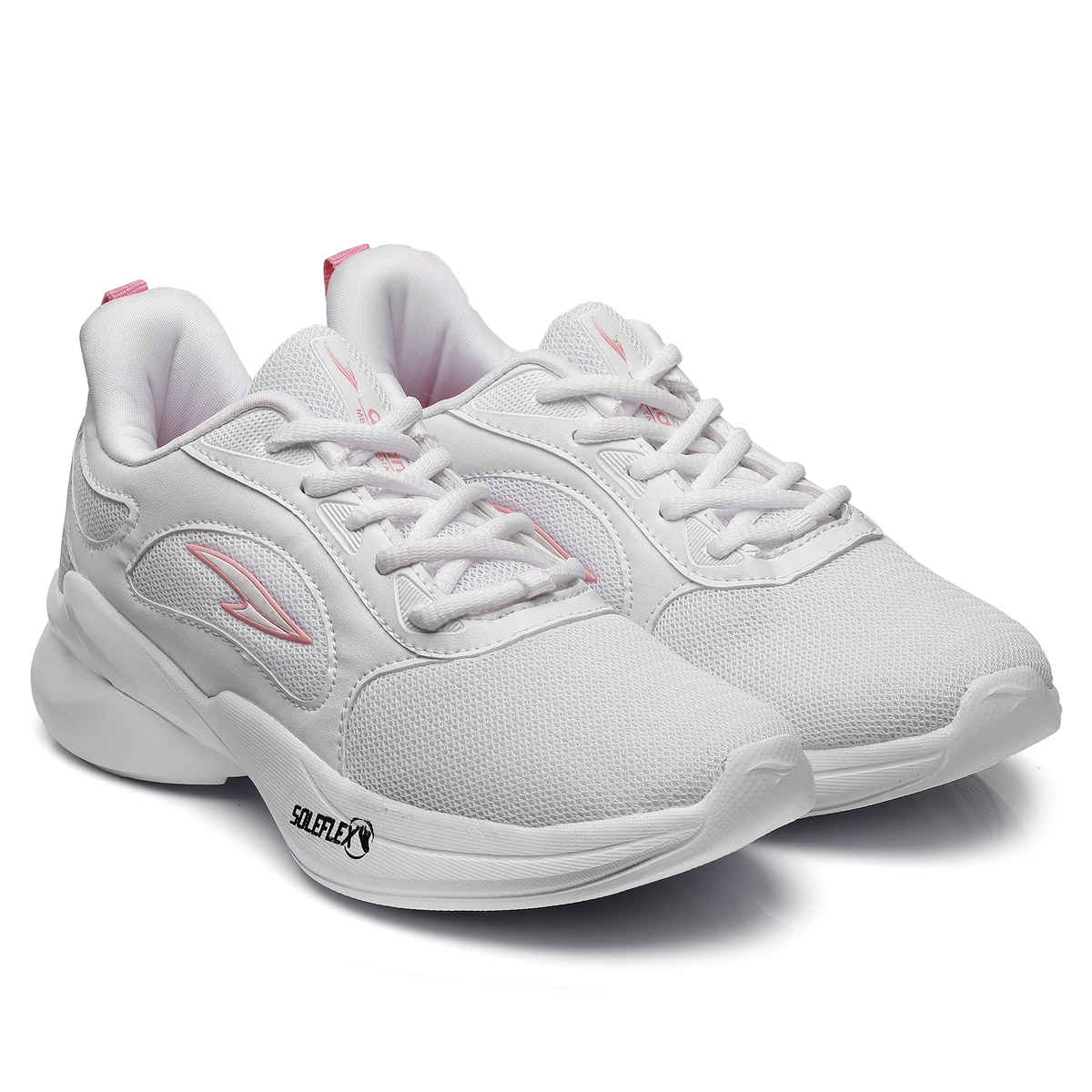 Asian Firefly-04 Women White Pink Sports Shoes | Size-5